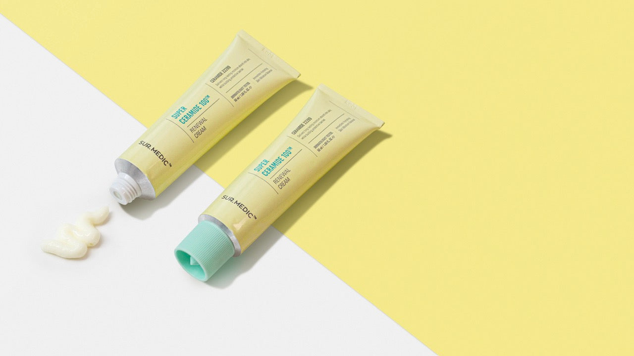 Крем SUR.MEDIC+ Super Ceramide 100 з мазком – комплекс 5 церамідів для відновлення бар'єра шкіри